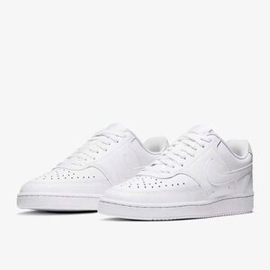 Nike Court Borough Low White Sneakers Youth 6.5 (24.5 cm)